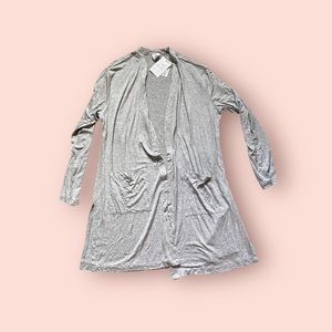 Cielo gray long, long sleeve cardigan size large
